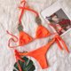 thumbnail image 4 of Conjunto de bikini sólido con estilo para mujer, traje de baño de dos piezas, traje de baño sólido, ropa de playa OAVQHLG3B Store  lin121212, 4 of 4