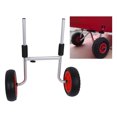 thumbnail image 4 of Kayak Cart Dolly, Foldable Canoe Carrier Dolly Powder Coated Aluminum Adjustable  for Small Boats, 4 of 7