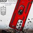 thumbnail image 4 of CoverON For Samsung Galaxy A53 5G Case, Ring Kickstand Rugged Phone Cover Magnetic Car Mount Compatible - Red, 4 of 8