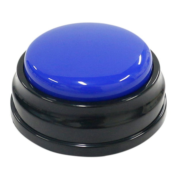 Botón de sonido de grabación de voz Abanopi para niños Botones interactivos de respuesta azul Talla pequeña