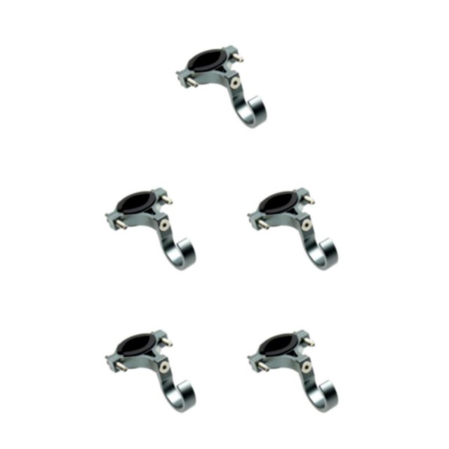 Riwesomey Ganchos de gancho delantero Ganchos de hebilla Manillar Accesorios de ciclismo fijo Perchas de almacenamiento multifuncionales sin Type2 NO2