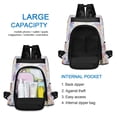 thumbnail image 6 of FORMRS Women's Travel Backpack Purse Anti-Theft Hidden Pockets Casual Shoulder Bag, Purple Flower Pattern, 6 of 7