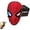 Red, variant on Superhero Mask With Moving Eyes & LED Lights, 2026 New Superhero Cosplay Mask, Remote Control Full Face Red Mask, Wearable Prop Mask for Halloween Cosplay Dress up