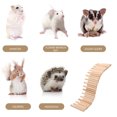 thumbnail image 2 of Indoor Hamster Ladder Toy Hedgehog Cage Wooden Fence Pet Cage Ornament, 2 of 8