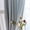 Blue, variant on Lipa Farmhouse Curtain for Living Room,Semi Blackout Boho Curtains,Rod Pocket,1 Panel,52"Wx84"L,Blue