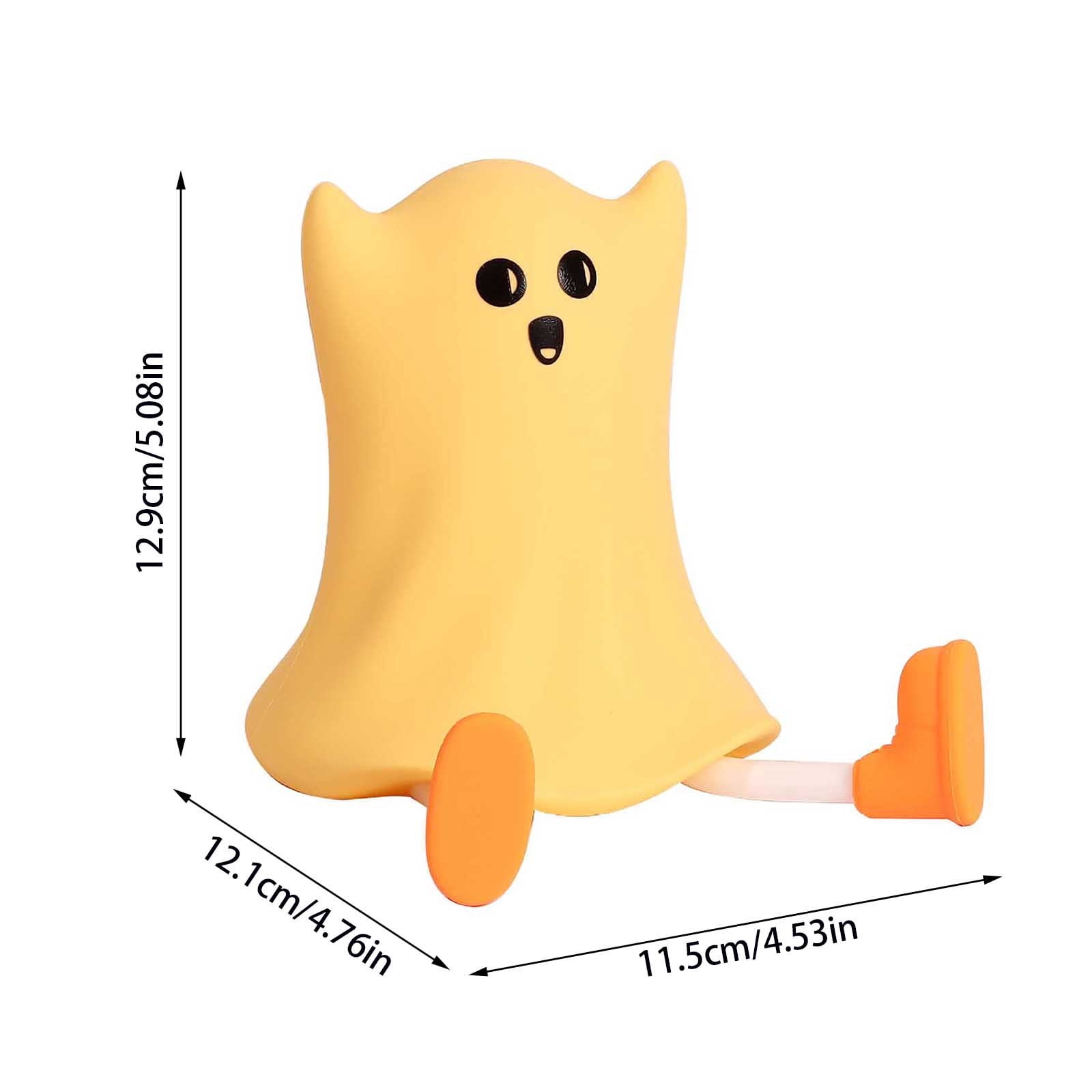 LLDYYDS Halloween Ghost Night Lights for Kids: Cute Lamp Rechargeable Toddler Baby Night Light with Timer, Adjustable Brightness