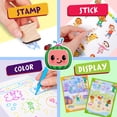 thumbnail image 3 of Cocomelon Stamp Set by Creative Kids - 36+ pcs Wooden Stamps Set - Montessori Birthday Gift for Girls Boys Toddlers Ages 3+, 3 of 7
