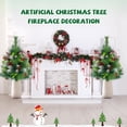 thumbnail image 6 of Lyacmy 2 Pack 30 Inch Pre-Lit Pathway Christmas Trees, Upgrade Artificial Xmas Urn Filler with 60 LED Lights Outdoor Christmas Tree Decorations for Porch, 6 of 6