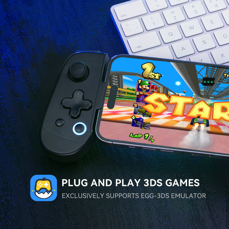 Leadjoy M1B Mobile Gaming Controller für iPhone,Unterstützt Egg-3DS  Emulator – Spielen Sie Xcloud Gaming, GeForceNOW, Genshin Impact, Diablo  Immortal, Shadowgun Legends-Ultra niedrige Latenz: : Games