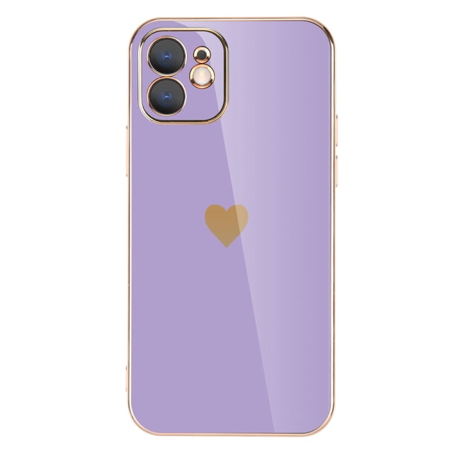 Funda chapada para iPhone 14 Pro Max a prueba de golpes amor corazón fundas de teléfono para iPhone 11 12 13 Pro Max Mini SE XR XS X 8 7 6 S 14 Plus Tan Jianjun unisex