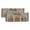Light Brown, variant on 2 Pack Valances for Windows 60 x 18 Inch, Spring Flowers Decorative Kitchen Curtain Valance, Farmhouse Truck Black Plaid Wood Grain Rod Pocket Short Curtains Window Treatment for Bathroom/Cafe