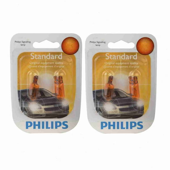 2 pc Philips 194NAB2 Turn Signal Light Bulbs compatible with 78347