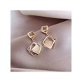 thumbnail image 4 of Simple Golden Unique Earrings High-End Earrings Light Luxury Temperament Earrings Earrings, 4 of 7