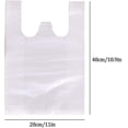 thumbnail image 2 of 200 Piezas De Bolsas De Plástico, Bolsas De Asas, Bolsas De Plástico, Resistentes Y Respetuosos Con El Medio Ambiente, Adecuadas Para La Compra De Frutas Y Verduras En El Supermercado-1, 2 of 5