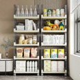 thumbnail image 4 of 2025 Pantry Cabinet Floor-Standing Kitchen Storage Rack, Compact Multi-Layer Organizer, Bathroom And Bedroom Storage, Model B, 4 of 5