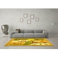 thumbnail image 3 of Ahgly Company Indoor Rectangle Animal Yellow Traditional Area Rugs, 7' x 9', 3 of 4