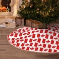 thumbnail image 5 of Fotbe Canada Pattern Christmas Tree Skirt, Tree Skirts Plush Christmas Decorations, Christmas Tree Skirts Xmas Decorations Holiday Party Decor-36", 5 of 6