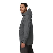 Frogg Toggs FTX Lite Rain Jacket for Men, Waterproof Rain Gear with 4-Way Stretch, Gray, 2XL