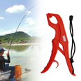 thumbnail image 3 of Juego de agarre de pesca, mango ergonómico antideslizante con removedor de anzuelos en forma de T, soporte de alicates de pesca flotante de plástico para exteriores, 3 of 5