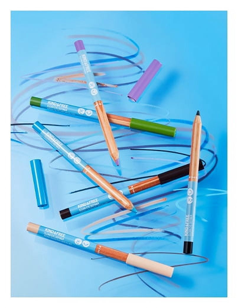(2 pack) Rimmel Kind & Free Eyeliner Pencil, 2-Pecan, 0.35 oz
