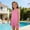 0318b-02-Hot Pink, variant on Teen Swimsuits One Piece Girl's Swim Cover Up Kids Summer Swimwear Beach Dress Swimsuit Wraps