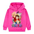 thumbnail image 1 of ONE PIECE cartoon print hoodie for older children B905, 1 of 6