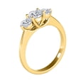 thumbnail image 4 of Aonejewelry 1/4 Carat Three Stone Daimond Enagagement Ring Crafted In 14k Solid Yellow Gold, 4 of 4