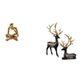 thumbnail image 1 of Estatua Abstracta De Reno Pensador, Decoración Para Mesa, Sala De Estar, Estantería De Oficina, Figura De Resina De Alce, Colección De Animales Para Gabinete, Boda, Inauguración De La Casa., 1 of 8
