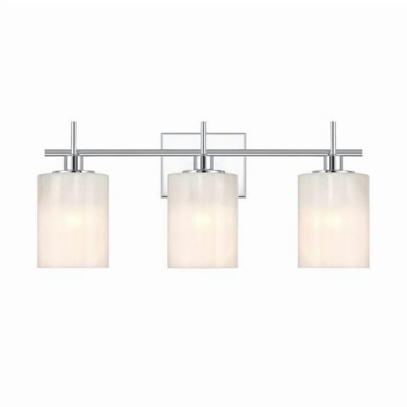 Meridian M80084CH 3-Light Bathroom Vanity Light in Chrome
