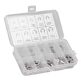 thumbnail image 1 of Snap Ring, Tensile Strength Wide Application Stainless Steel Fastener E Clip Firm Fixing with 120Pcs for Bearing, 1 of 7