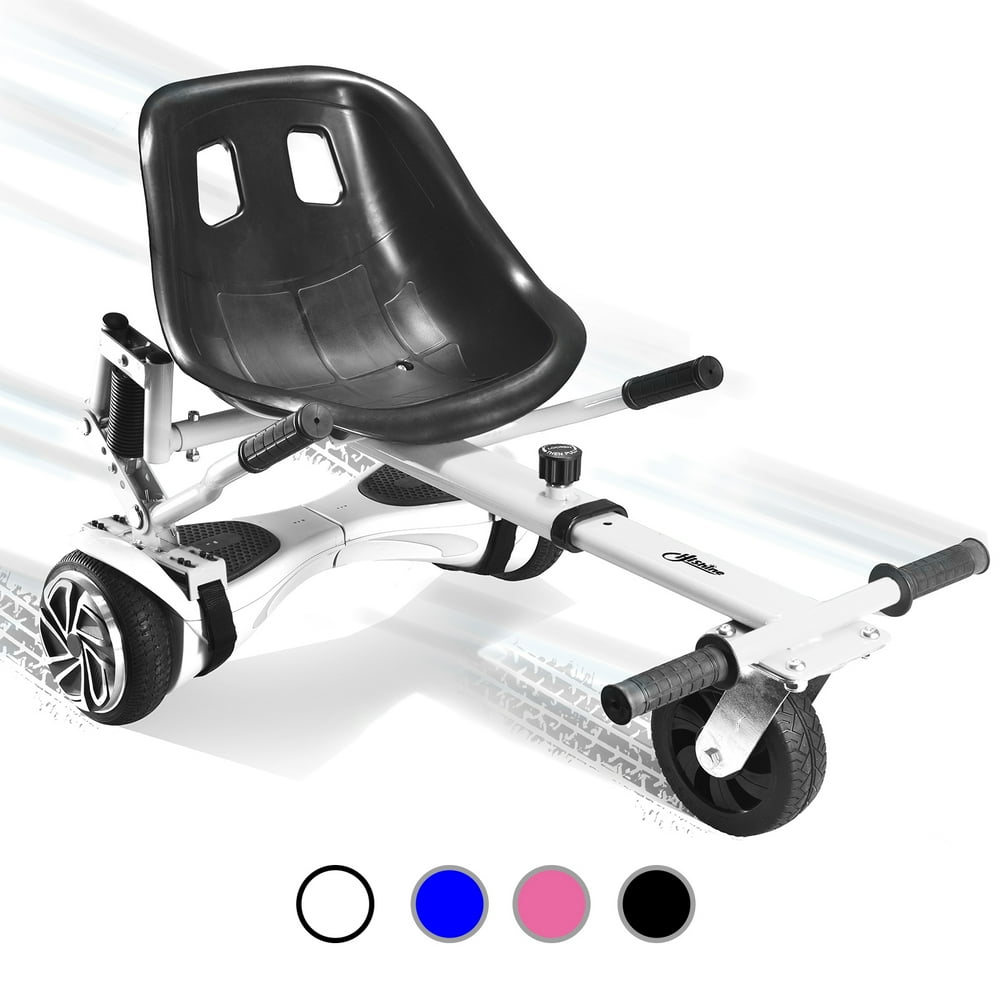 Hoverboard seat attachment, hoverboard go kart for adults & kids
