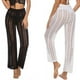 thumbnail image 3 of Pantalones de playa calados de red de ganchillo para mujer, pantalones sexys para cubrir el traje de baño brillar  Electrónica, 3 of 5