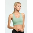 thumbnail image 3 of RUNNING GIRL Women's Racerback Sports Bra, Medium Support Padded Yoga Bra with Removable Cups, Breathable Workout Tank Top for Gym Running Training, 3 of 4