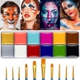 thumbnail image 4 of Kit de maquillaje Wismee SFX Professional Face Body Paint Halloween, 4 of 7