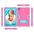 thumbnail image 4 of Dteck Shockproof Case for Samsung Galaxy Tab A7 10.4 inch 2020 Models SM-T500/T505/T507, Heavy Duty Hybrid Rugged High Impact Full Body Protective Case with Kick Stand, Rose+Blue, 4 of 6