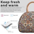 thumbnail image 3 of Lunch Bag Lunch Box for Women Men,mandala Reusable Insulated Lunch Tote Small Leakproof Cute Lunch Cooler with for Supermarket Shopping, 3 of 7
