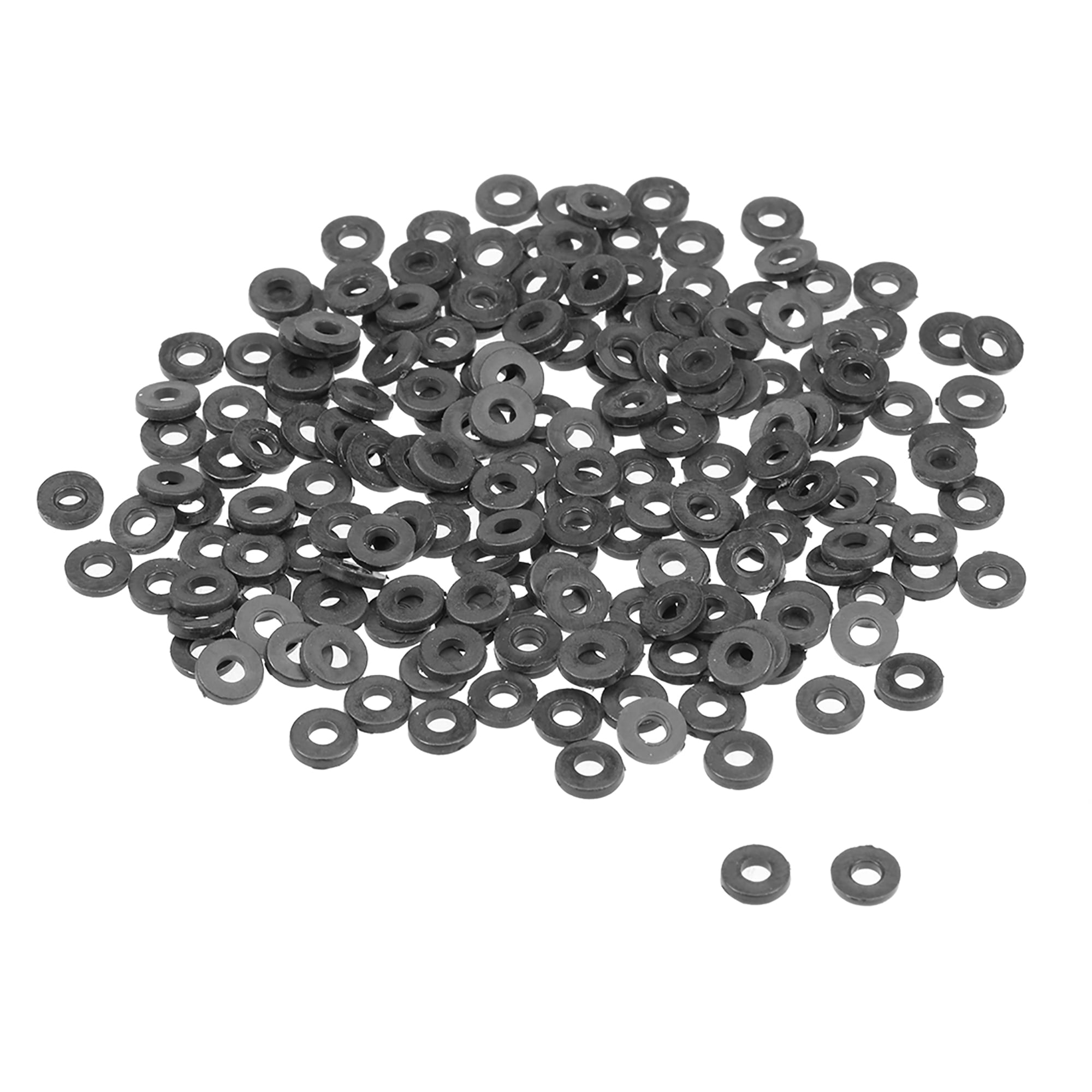 Nylon Flat Washers for M2 Screw Bolt 5mm OD 1mm Thick 200pcs