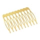 thumbnail image 5 of 30 piezas de pinzas para el cabello, peines, alambre de hierro, 10 dientes, peines, peines insertados para mujeres y niñas (dorado), 5 of 5