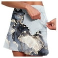 thumbnail image 4 of Women's Leisure Fitness Sports Tie Dyed Printed Double Layer Skirt Pants Pocket Half Skirt Skater Skirts Crib Bed Skirt Girls Midi Skirt Skirt Bathing Suits for Women Tennis Skirt with Shorts Skirt, 4 of 7