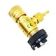 thumbnail image 4 of Adaptador regulador de gas para soldadura oxigenada, ajuste de precisión, adaptador de oxígeno con válvula, regulador de tanque de cobre resistente., 4 of 9