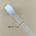 thumbnail image 5 of Eyelet Lace Trim Cotton White Lace Ribbon Embroidery Trim for Sewing Craft Fabric for Home Decor Supply,Width 1.18 inch, 5 of 5