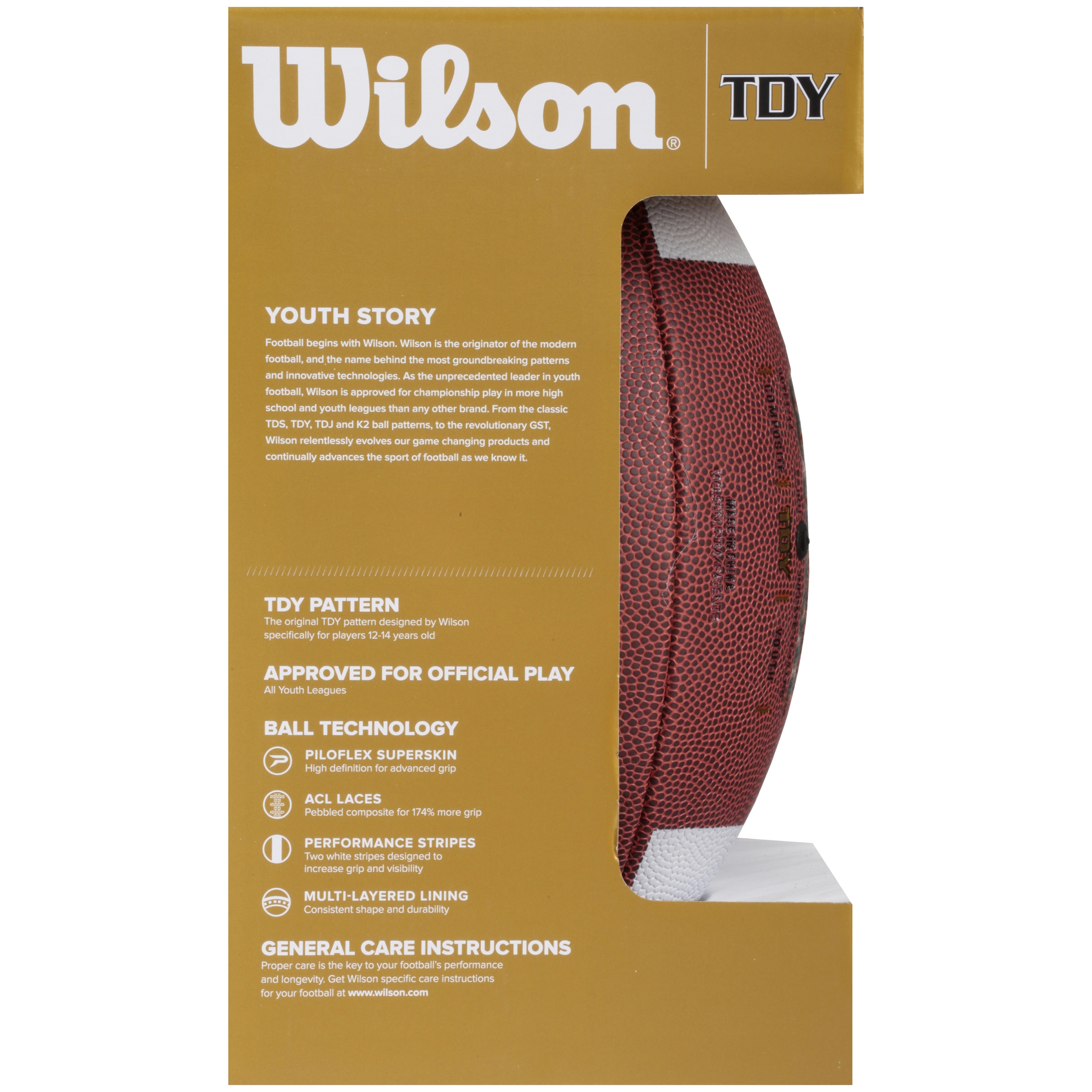 Wilson TDY Composite Football - Youth - image 3 of 5