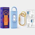 thumbnail image 4 of Alarma personal fuerte 130dB sirena y doble luz LED intermitente con llavero de cobre, 4 of 11