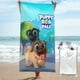 thumbnail image 1 of Toalla de playa Puppy Dog Pals, suave, de secado rápido, resistente a la arena, para piscina, yoga, gimnasio, camping, toallas de baño ligeras, regalo para niños, niñas, niños y adultos, 31,5 x 63, 1 of 1