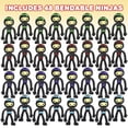 thumbnail image 2 of Set de 48 minininjas doblables ArtCreativity de Ninjas Ninjas de Ninjas de Ninja, 2 of 6
