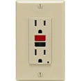 thumbnail image 1 of Leviton Mfg C21-GFNT1-RNI Self-Test 15A GFCI Outlet With Wall Plate- Ivory, 1 of 2