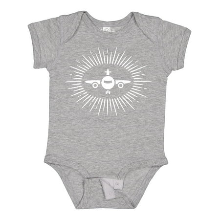 

Inktastic Airplane Future Pilot Boys or Girls Baby Bodysuit