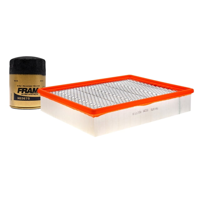 Kit De Filtro de Aire y Filtro de Aceite Sintético 2 PIEZAS Compatible con Chevrolet Silverado 3500 V8 6.0L DE 2001 A 2002