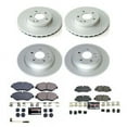 thumbnail image 2 of PowerStop Front and Rear Geomet Coated Brake Rotor and Pad Kit Fits: MERCEDES-BENZ Select Models CRK8218, 2 of 5