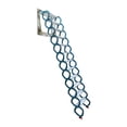 thumbnail image 1 of 9.8ft Wall Mounted Attic Extension Ladder Pull-down Attic Stairs Blue-white Mg-Al Alloy, 1 of 8